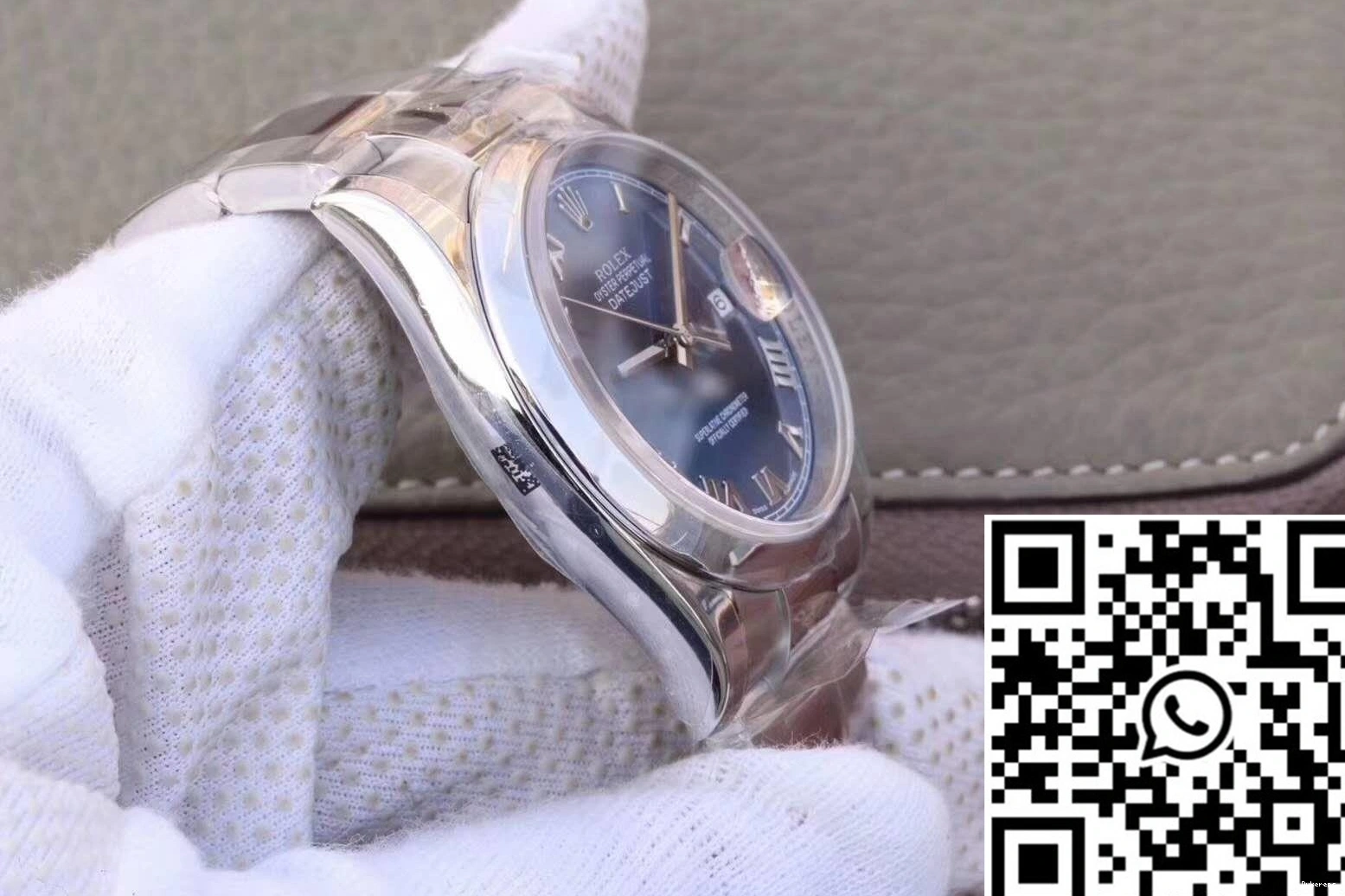 116334 Rolex II 36MM Dial Datejust Factory AR Blue 0204